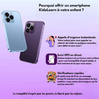 KidoLearn™ - Mini Smartphone pour Enfant
